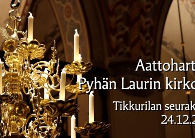 24.12.2020 Jouluaaton hartaus Pyhän Laurin kirkosta